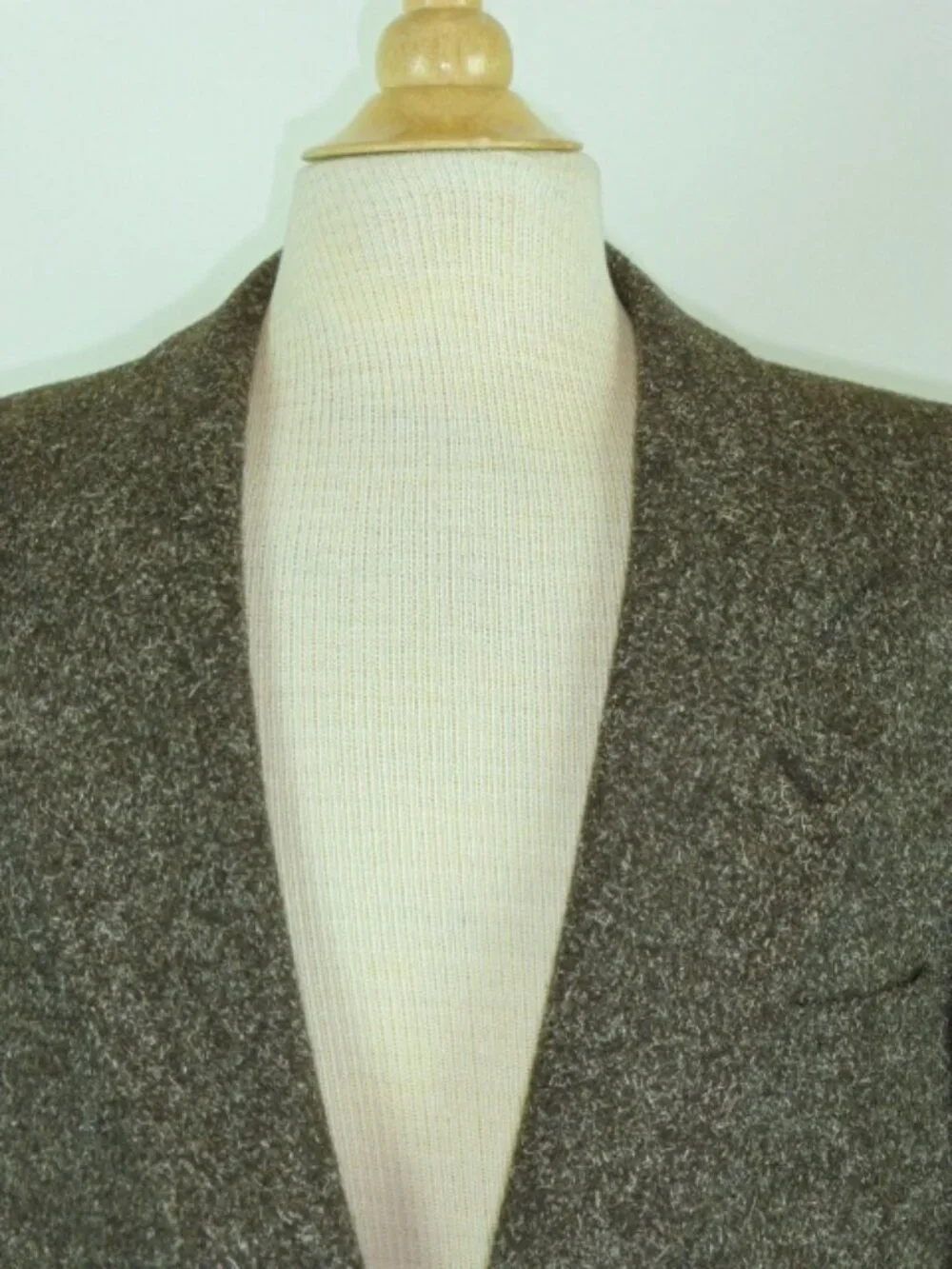 JACQUES FRANCOIS brown wool Tweed blazer made in France Roger Stuart vintage 40